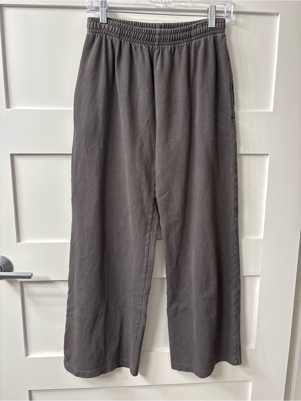 Brandy Melville Y2K Charcoal Wide-Leg Sweatpants